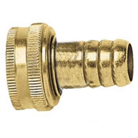 GARDENGEAR 0.75 in. Green Thumb Hose Stem Replacement Female Connector; Brass GA579191
